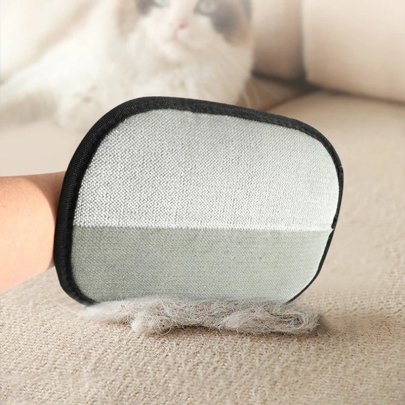 Pet Grooming Gloves Pet Hair Remover Brush Kitten Cleaning Glove Removing Dog Cat Hair from Sofa Carpet Clothes Pet Supplies 