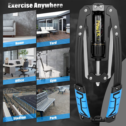 Ultimate Power Twister: Adjustable Hydraulic Chest & Arm Exerciser (10-200Kg) for Men - Build Strength & Muscle!