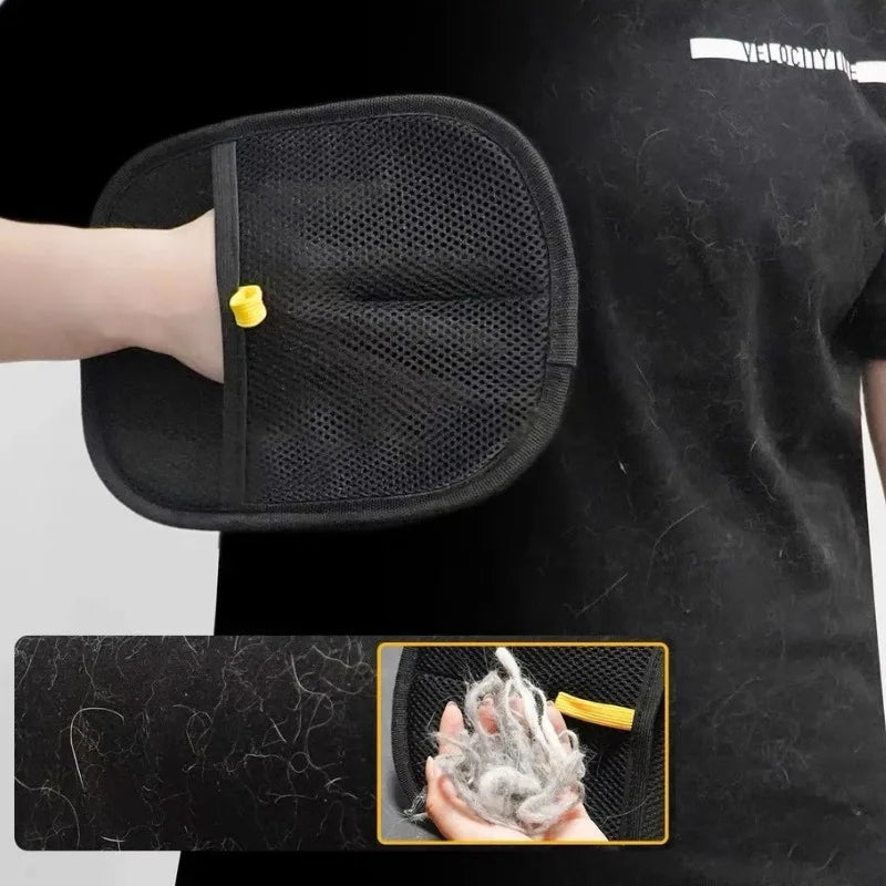 Pet Grooming Gloves Pet Hair Remover Brush Kitten Cleaning Glove Removing Dog Cat Hair from Sofa Carpet Clothes Pet Supplies﻿ ﻿